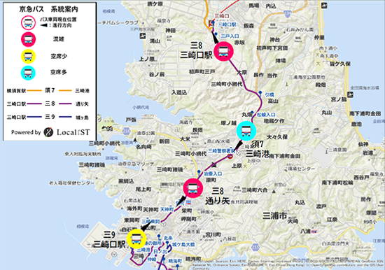 京急電鉄：バス車内の混雑状況を”可視化”する実証実験を実施