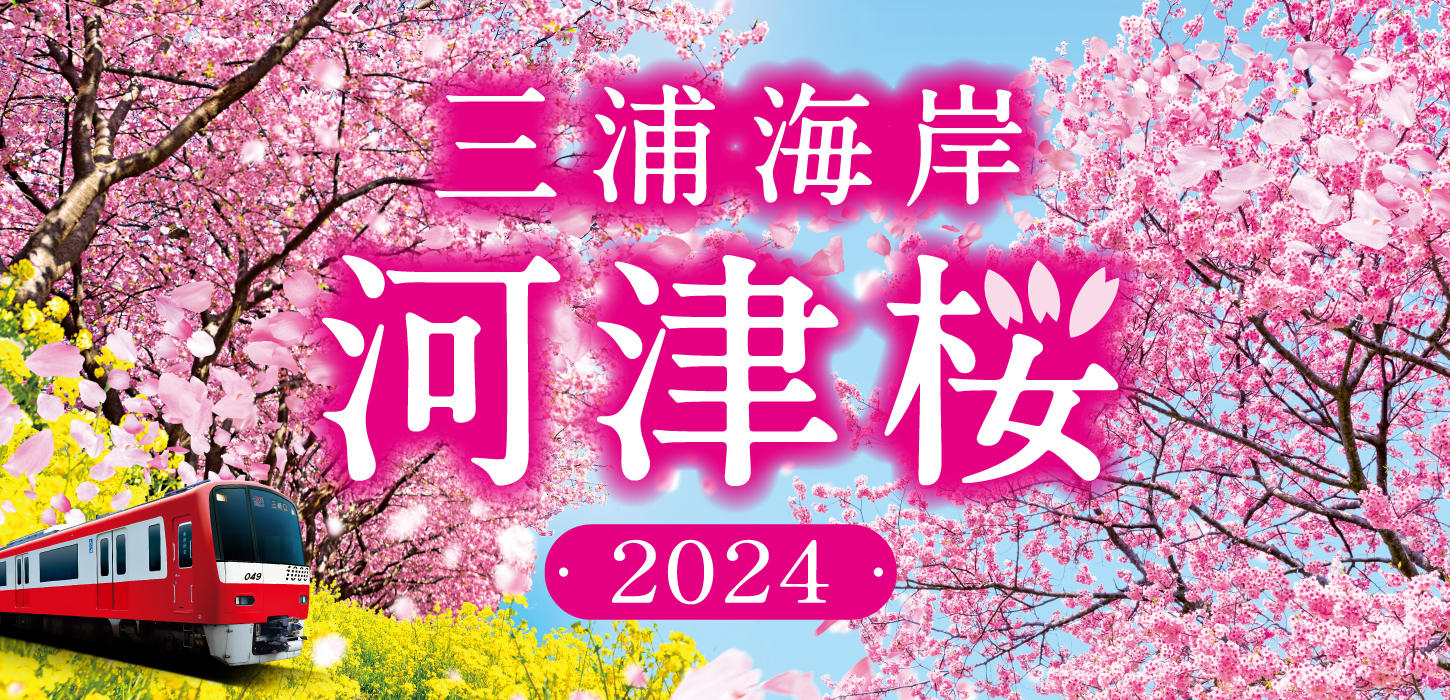 京急「三浦海岸河津桜2024」キャンペーン