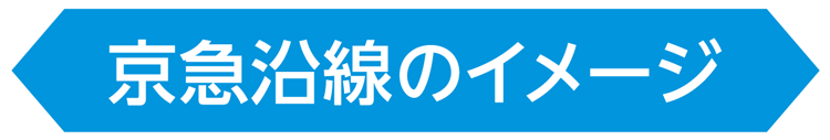 京急沿線のイメージ