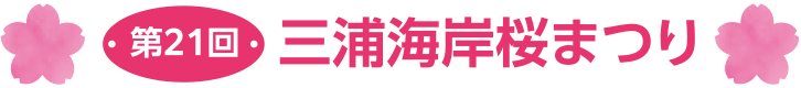 第21回 三浦海岸桜まつり