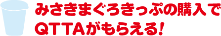 みさきまぐろきっぷの購入でQTTAがもらえる!