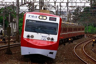 京急ラッピング列車の様子
