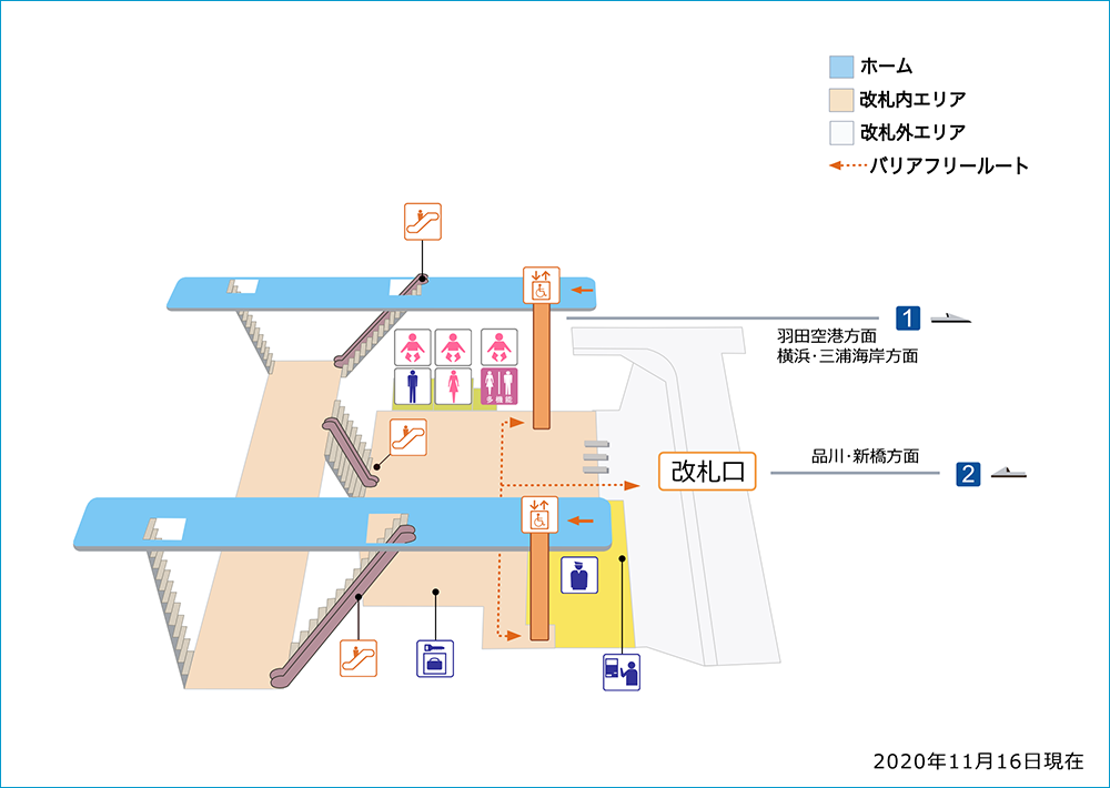 大森海岸駅 路線図 各駅情報 京浜急行電鉄 Keikyu