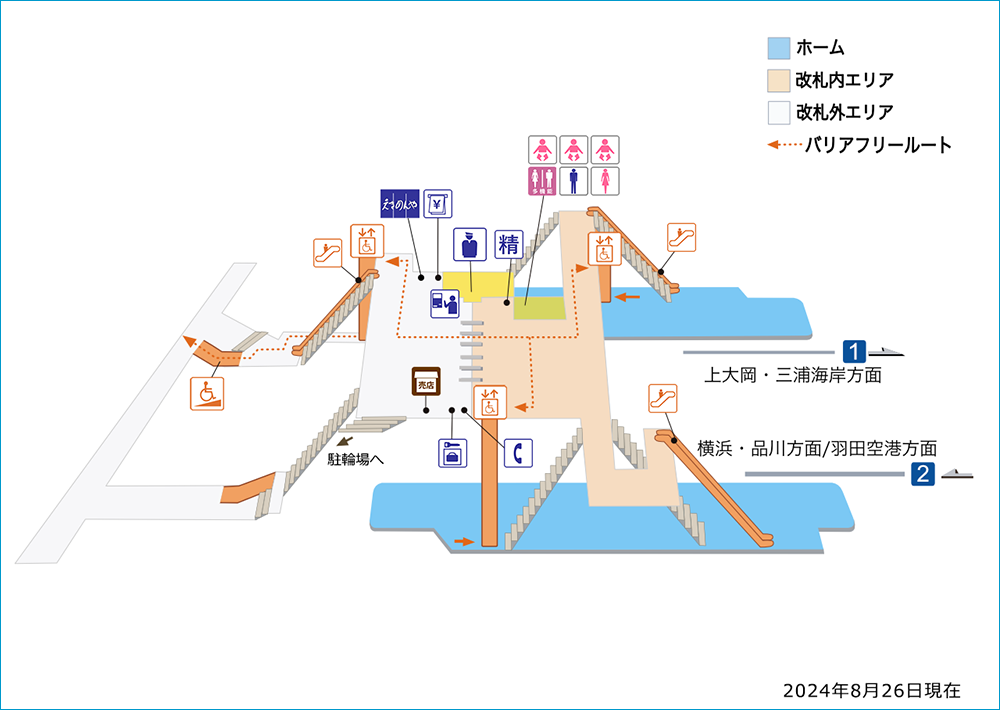 弘明寺駅 路線図 各駅情報 京浜急行電鉄 Keikyu